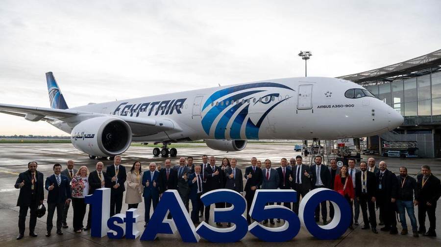 مصر تتسلم أول طائرة من طراز الايرباص «A350-900 »