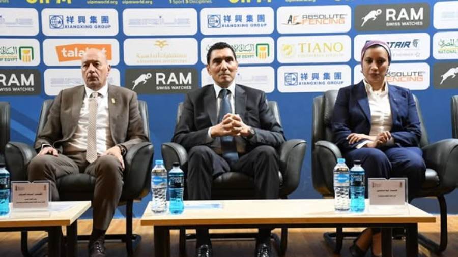 وزير الرياضة يشهد مؤتمر استضافة مصر للمرحلة الأولى من كأس العالم للخماسي 2026