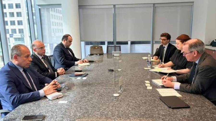 "صالح" يبحث مع شركة فيزا العالمية فتح أسواق جديدة أمام الصادرات المصرية