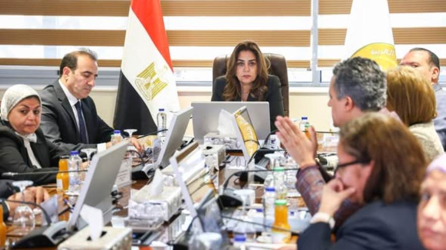 د.منال عوض تتابع مع وفد الأمم المتحدة مشروعات التنمية الاقتصادية المحلية 