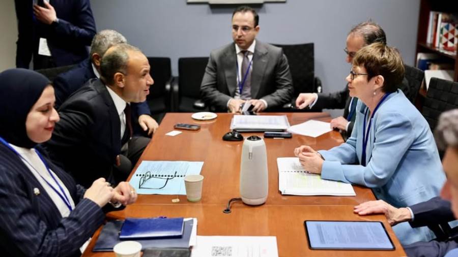 وزير الخارجية: مصر ترحب بتوجه البنك نحو التوسع في نشاطه بالسوق المصري