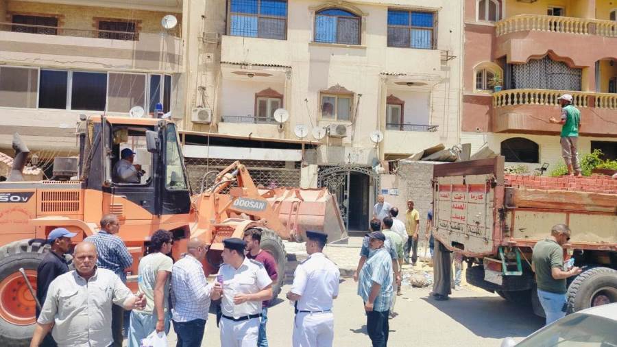 المهندس نادر زعفر: إزالة 11 مخالفة بالقطاع الجنوبي لأكتوبر