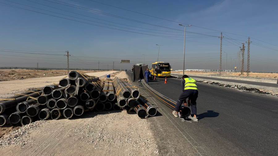 المهندس أحمد حسن: بدء تنفيذ الخط الرئيسي للغاز الطبيعي لمدينة أسيوط الجديدة