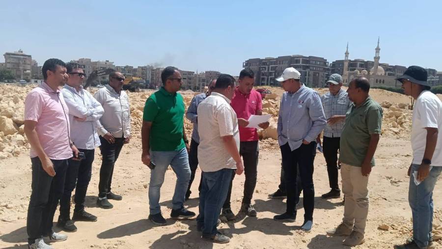 المهندس تامر جبر يتابع أعمال الحفر والإحلال بمشروع "ظلال"