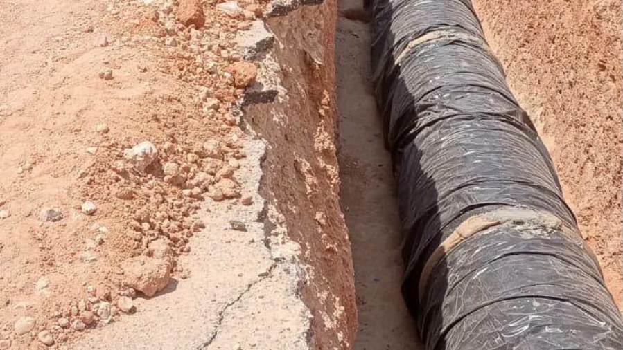 «أكتوبر الجديدة»:  تقدم أعمال تنفيذ خط طرد مياه الصرف الصحي منطقة ابني بيتك ٦