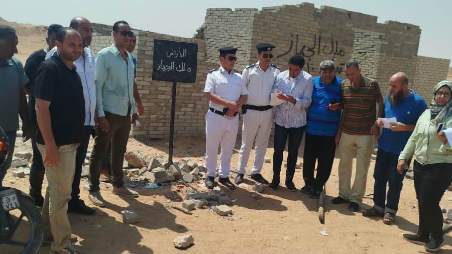 جهاز العاشر من رمضان يسترد ٤ قطع أراضٍ وتعيدها لولاية الدولة