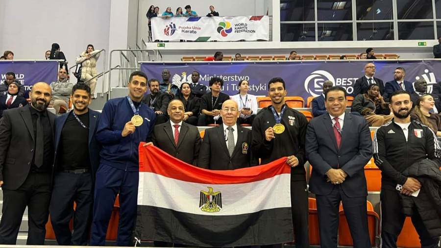 مصر تفوز بالمركز الأول عالميًا في الكوميتيه للكاراتيه 