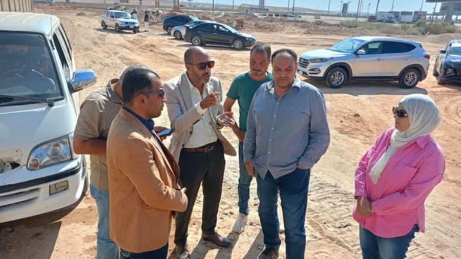 رئيس جهاز الشروق يتفقد أعمال الطرق والمرافق  بمنطقة «طيبة»