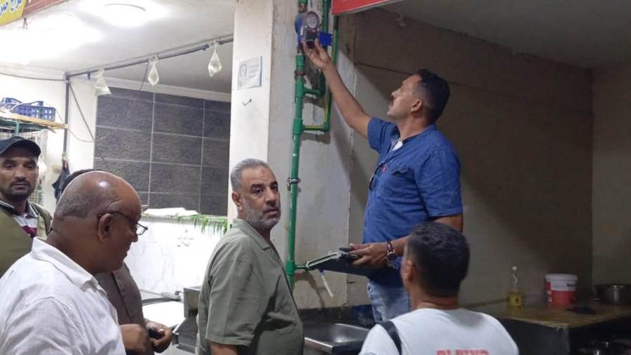 المهندس السيد أمين: حملات مكثفة لمراجعة العدادات وتحصيل المديونيات بمدينة بدر