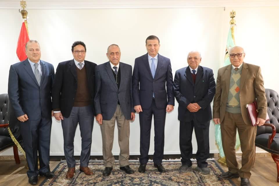 د. أيمن أيوحديد وزير الزراعة الأسبق في ضيافة وزير الزراعة الحالي علاء فاروق 