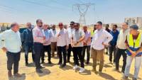 نائب وزيرة الإسكان ونائب رئيس الهيئة يتفقدان مشروعات البنية التحتية بالعبور الجديدة