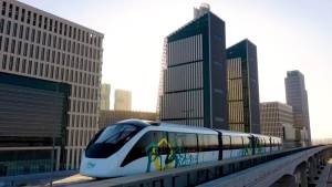 الرئيس عبد الفتاح السيسي رئيس الجمهورية يفتتح مشروع مونوريل شرق النيل 