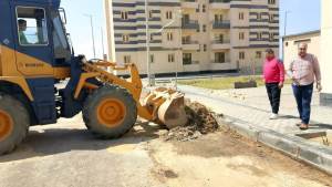  المهندس أحمد عبد الرازق: استكمال أعمال الإنارة والنظافة بمدينة حدائق العاشر