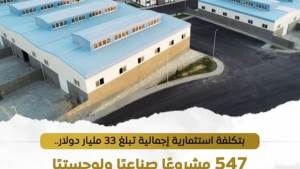 بـ33 مليار دولار.. 547 مشروعًا صناعيًا ولوجيستيًا بمنطقة السخنة الصناعية