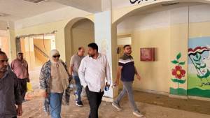 المهندس أحمد حسن يتفقد المشروعات الجارية بمدينة أسيوط الجديدة