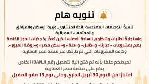 الإسكان: آلية جديدة لرد مقدمات حجز مشروعات الإسكان 