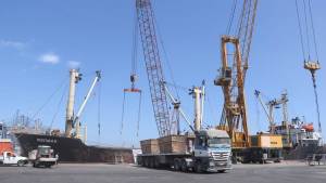 تداول 70 ألف طن و282 شاحنة بضائع عامة ومتنوعة بموانئ البحر الأحمر