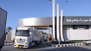 ارتفاع رصيد القمح بميناء دمياط لـ 169151 طنًا