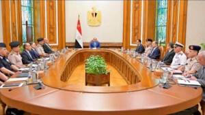  مجلس الدفاع الوطني برئاسة "السيسي" يوافق على دعم السعودية
