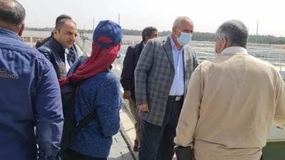 «بهجات ومنيع» يتفقدان مشروعات مدينة السادات