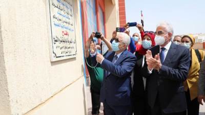 "شوقي" و "فودة" يفتتحان المدرسة المصرية اليابانية بشرم الشيخ