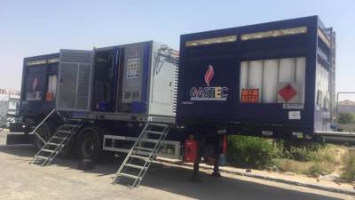 للسيارات وأغراض أخرى.. 5 معلومات عن أول «بنزينة» غاز طبيعي متنقلة