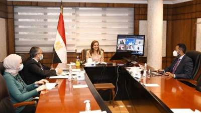 وزيرة التخطيط تجتمع بلجنة تحكيم جائزة مصر للتميز الحكومي 