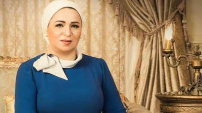 هكذا هنأت  السيدة انتصار السيسي الإخوة المسيحيين بعيد القيامة المجيد