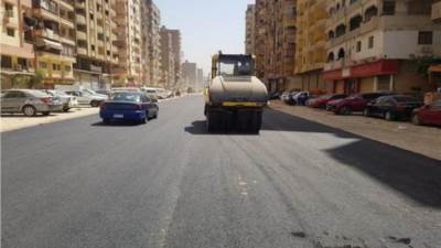 استكمال تطوير شارع ”ترسا” بالجيزة ليكون بديلا لـ”الهرم”