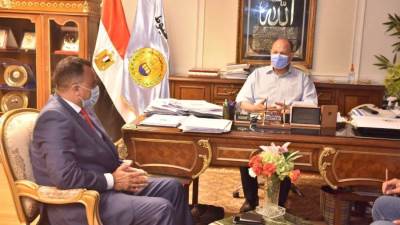 محافظ أسيوط يلتقي وكيل وزارة الشباب والرياضة الجديد وهذا ما طلبه