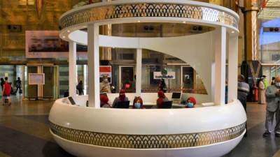 السكة الحديد تنشئ مكتب استعلامات جديد داخل صالة محطة مصر