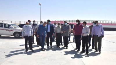 بدء التشغيل التجريبي لمحطة معالجة صرف صحي مدينة منفلوط