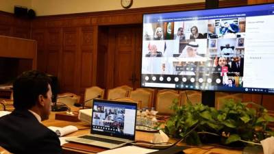 عبر الفيديو كونفرانس.. تفاصيل اجتماع «صبحي» مع مجلس وزراء الشباب والرياضة العرب