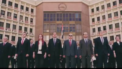 لدعم الرئيس.. أوبريت جامعة أسيوط «احنا مش بتوع حداد» (صور)