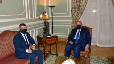 تفاصيل اجتماع وزير الخارجية ونظيره الإسرائيلي