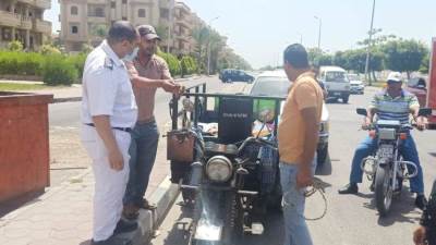 كواليس حملة جهاز مدينة «دمياط الجديدة» على مركبات «التوك توك»