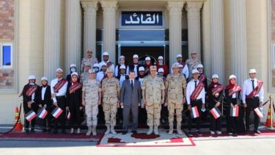 المنطقة الغربية العسكرية تستقبل وفداَ من جامعة مرسى مطروح