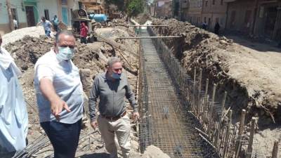 سكرتير مساعد أسيوط يتفقد مشروعات مبادرة «حياة كريمة» بمركز أبنوب