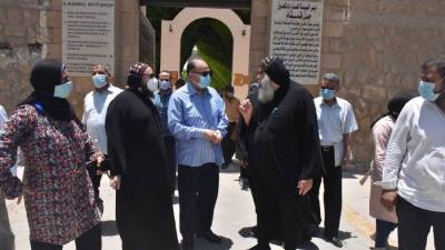 محافظ أسيوط يتفقد أعمال تطوير مسار رحلة العائلة المقدسة (صور)