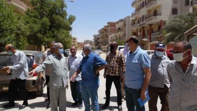 كواليس جولة رئيس جهاز بنى سويف الجديدة داخل الأحياء السكنية بالمدينة