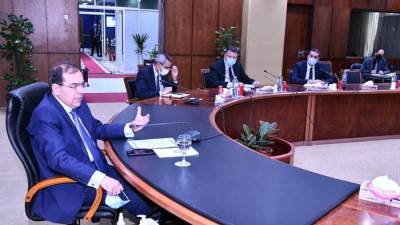 كواليس لقاء وزير البترول مع وفد شركة إيمرسون العالمية