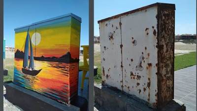 انطلاق المرحلة الثانية من مبادرة تجميل أكشاك الكهرباء بـ«دمياط الجديدة».. (صور)