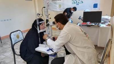 «تحيا مصر» ينظم قوافل مبادرة «نور حياة» في 4 محافظات..(صور)