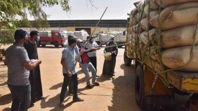 محافظ أسيوط : توريد 150 ألف و389 طن قمح حتى الآن