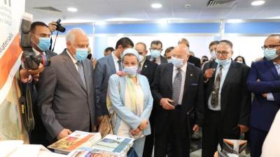 كواليس افتتاح المؤتمر الدولي الثالث للتشييد وإدارة المشروعات والمدن الذكية