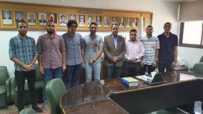  جامعة أسيوط تهنئ فريق الهندسة الفائز بالمركز الأول بأبوظبي 