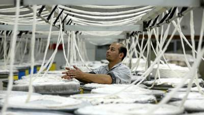 «الغزل والنسيج» بروفة تطبيق برنامج تعميق الإنتاج المحلي