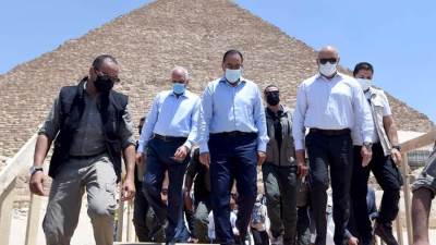 جولة تفقدية لرئيس الوزراء داخل مشروع المتحف المصري الكبير.. اعرف التفاصيل