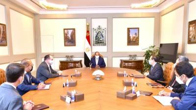 السيسي يستقبل رئيس «أباتشي الأمريكية» لبحث واستكشاف البترول