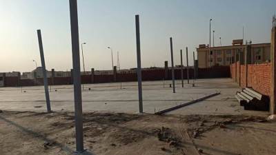 بدء تنفيذ سوق حضارية كبديل للباعة الجائلين بمينة العبور